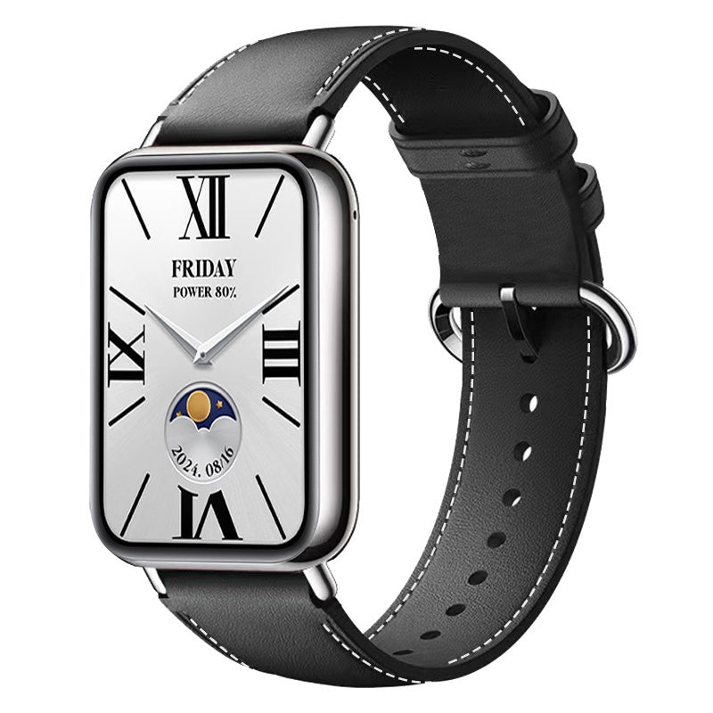 Xiaomi Smart Band 10 Pro Lederarmband (Schwarz)
