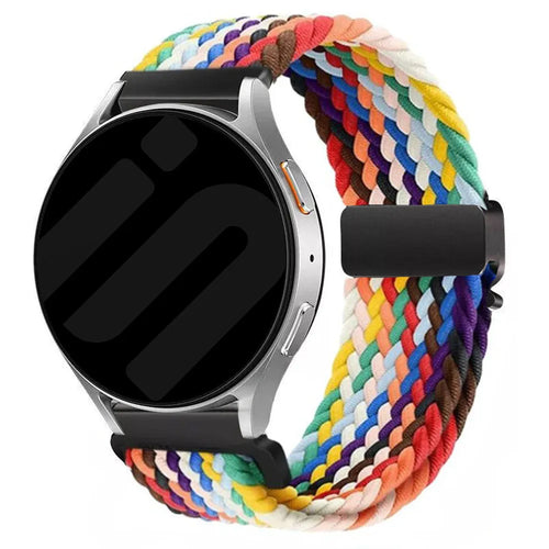 Fossil Gen 4 Venture (HR) Woven Nylon Strap with P-Buckle (Rainbow)