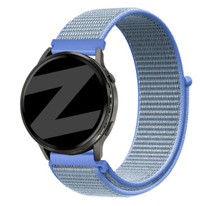 Bandz Garmin Vivomove Trend Nylon Loop Armband (Hellblau)