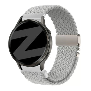 Bandz Garmin Venu 3 Braided Strap 'Parachute' (Light Grey)