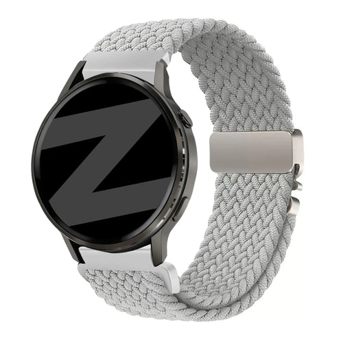 Bandz Garmin Venu 3 Braided Strap 'Parachute' (Light Grey)
