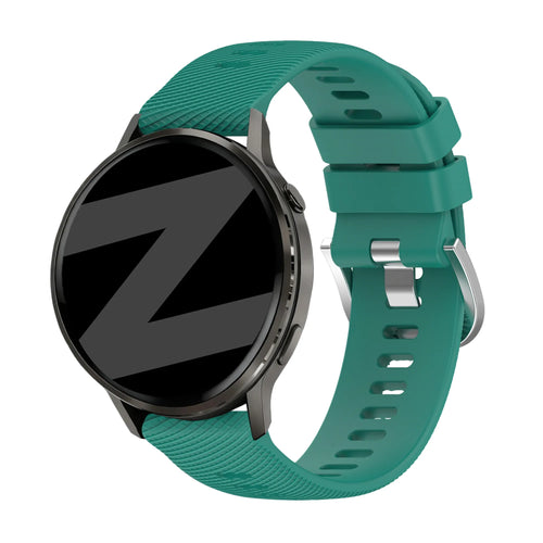 Bandz Garmin Venu 4 - 41mm Silikonarmband 'Deluxe' (Viridiangrün)