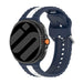 Samsung Galaxy Watch 8 - 44mm Duo Sportarmband (Blau/Weiß)