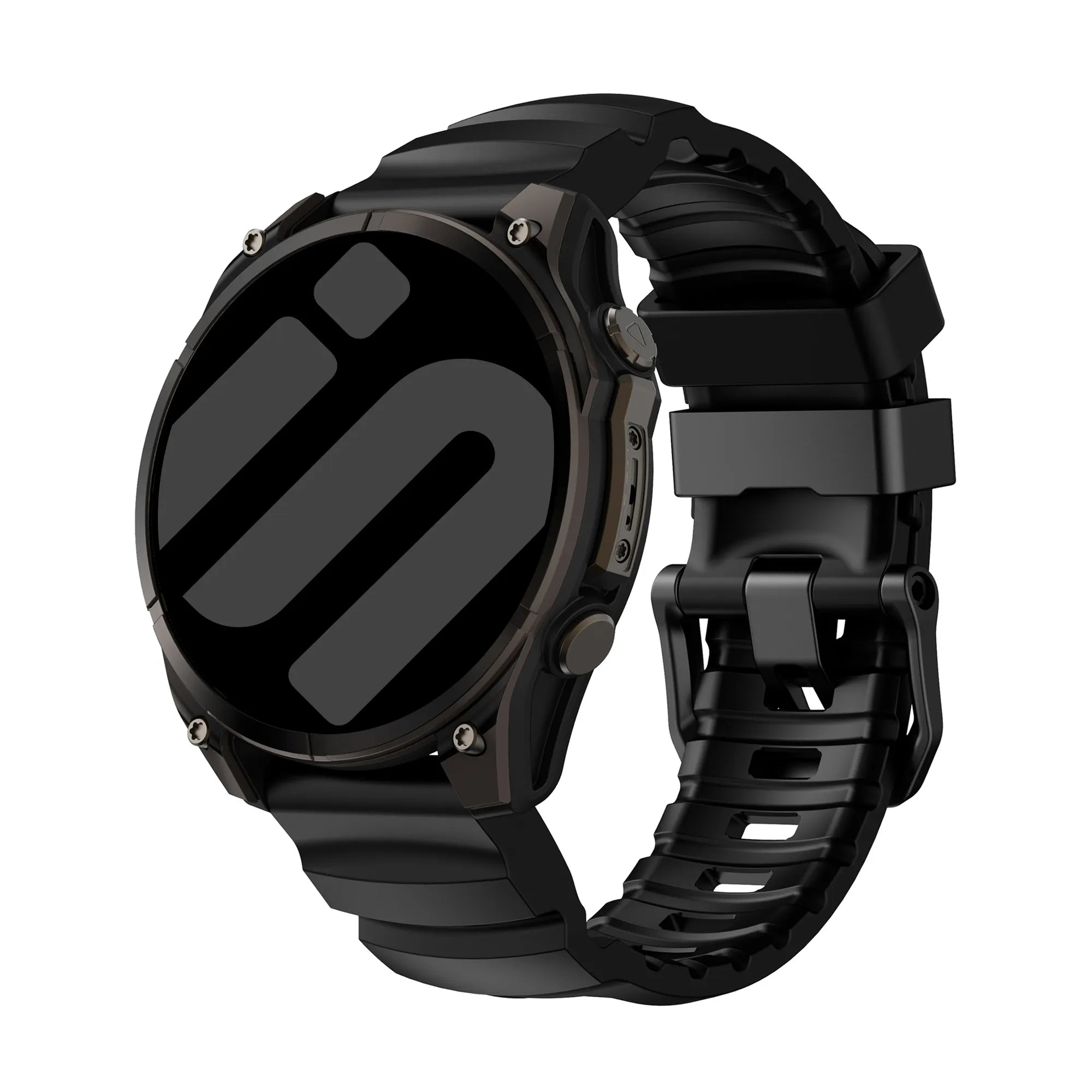 Amazfit T-Rex Ultra 2 Trail Silikonarmband (Schwarz)