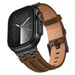 Apple Watch Robustes Lederarmband (Bronze Braun)