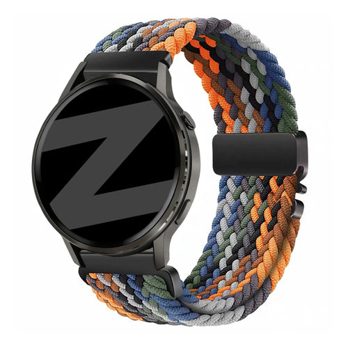 Bandz Garmin Vivoactive 3 Geflochtenes Armband 'Parachute' (Mehrfarbig)