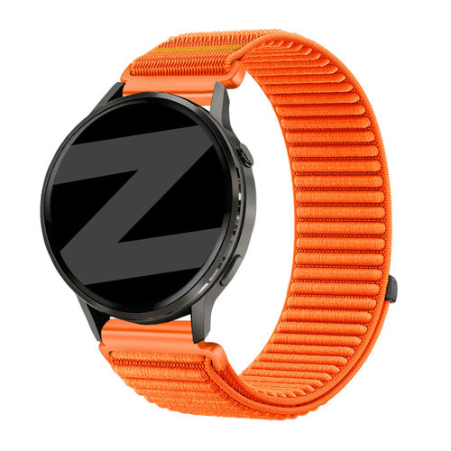 Bandz Garmin Venu 3 Nylon Strap 'Wave' (Orange)