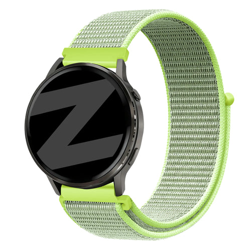 Bandz Garmin Vivomove Style Nylon Loop Strap (Flash Yellow)