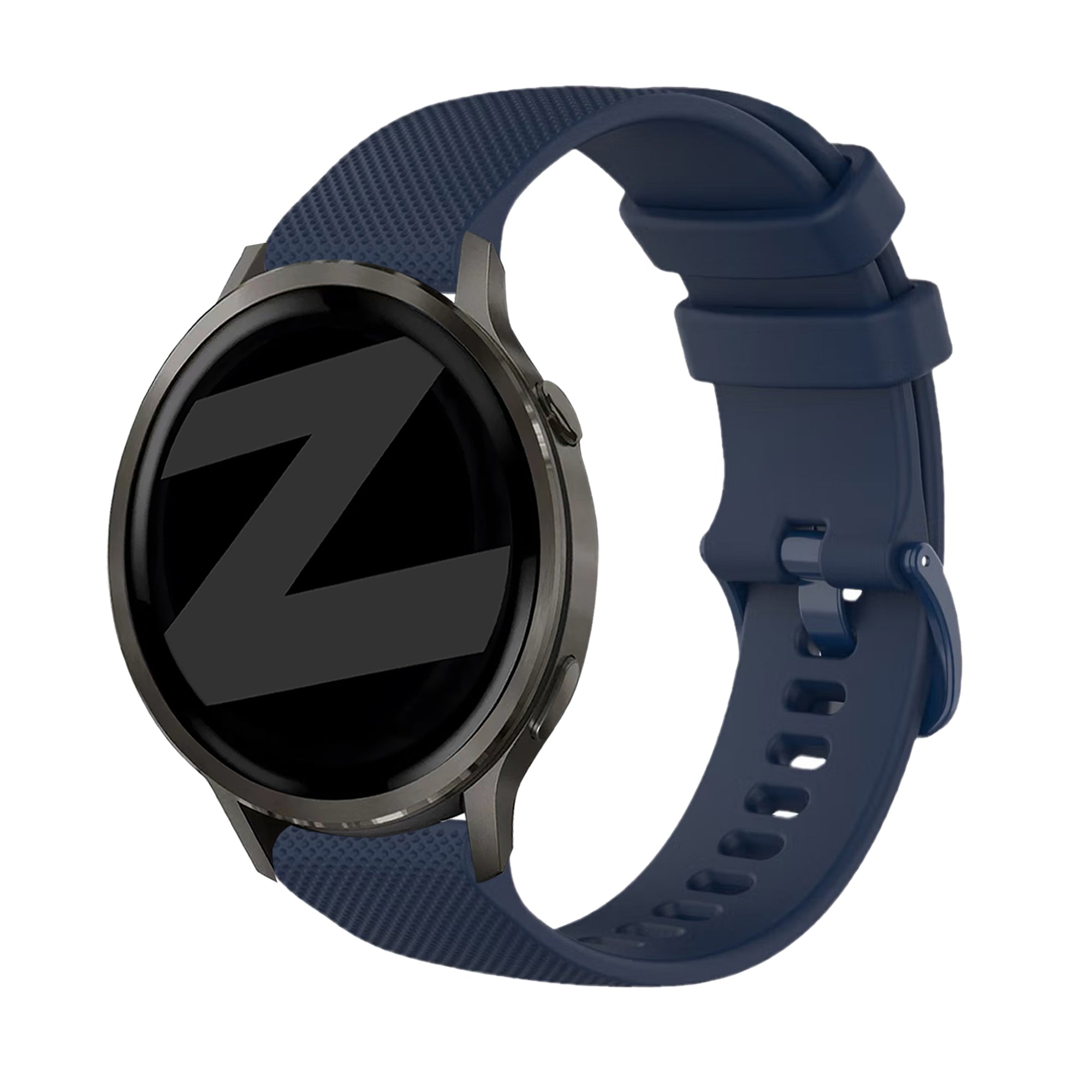 Bandz Garmin Venu SQ Silikonarmband 'Premium' (Dunkelblau)
