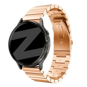 Bandz Garmin Vivoactive 5 Stahlarmband 'One Bead' (Roségold)