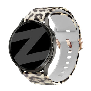 Bandz Garmin Vivomove Luxe Silicone Strap 'Lucky Leopard'