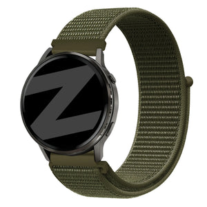 Bandz Garmin Venu 3 Nylon Loop Strap (Olive)