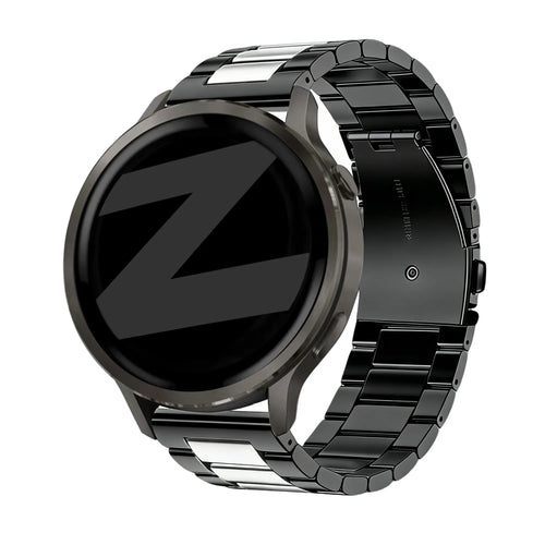 Bandz Garmin Venu 4 - 45mm Steel Strap 'Classic' (Black/Silver)
