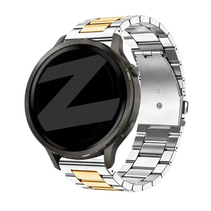 Bandz Garmin Venu 3s Stahlarmband 'Classic' (Silber/Gold)