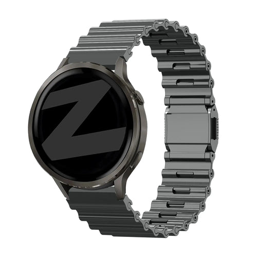 Bandz OnePlus Watch 3 Premium Stahlarmband 'Ocean' (Graphit)