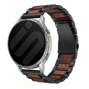 Coros Pace 4 Pro Holz-/ Stahlarmband (Schwarz)