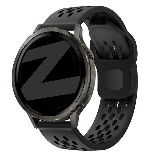 Bandz Garmin Forerunner 70 Silicone Strap 'Air' (Black)
