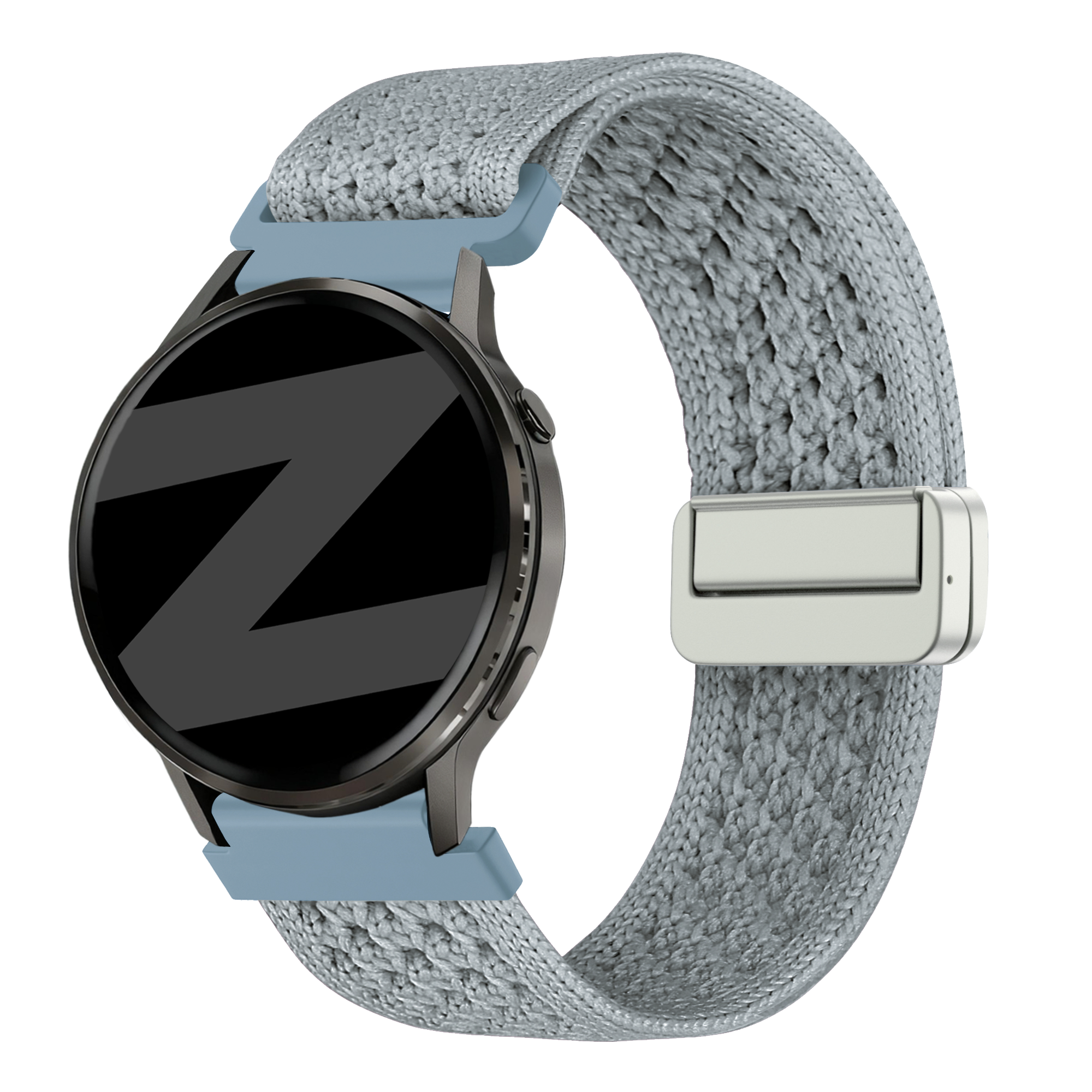Bandz Withings ScanWatch 2 - 38mm Vintage Nylonarmband (Hellblau)