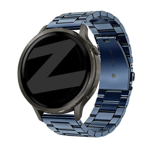 Bandz Garmin Forerunner 265 Steel Strap 'Classic' (Blue)