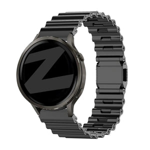 Bandz Amazfit Balance Premium Stahlarmband 'Ocean' (Schwarz)