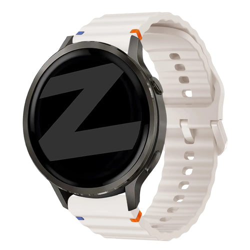 Bandz Garmin Forerunner 265s Silikonarmband 'Wave' (Polarstern)