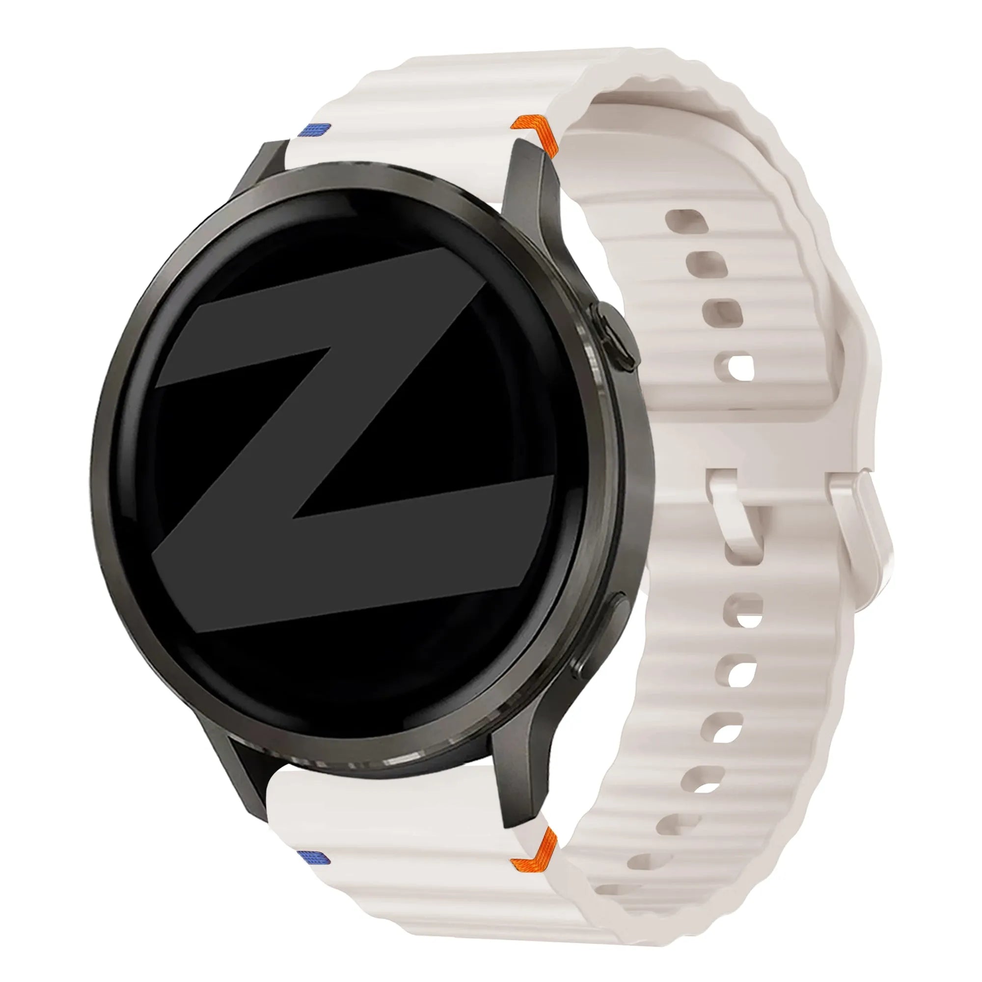 Bandz Garmin Forerunner 265s Silikonarmband 'Wave' (Polarstern)