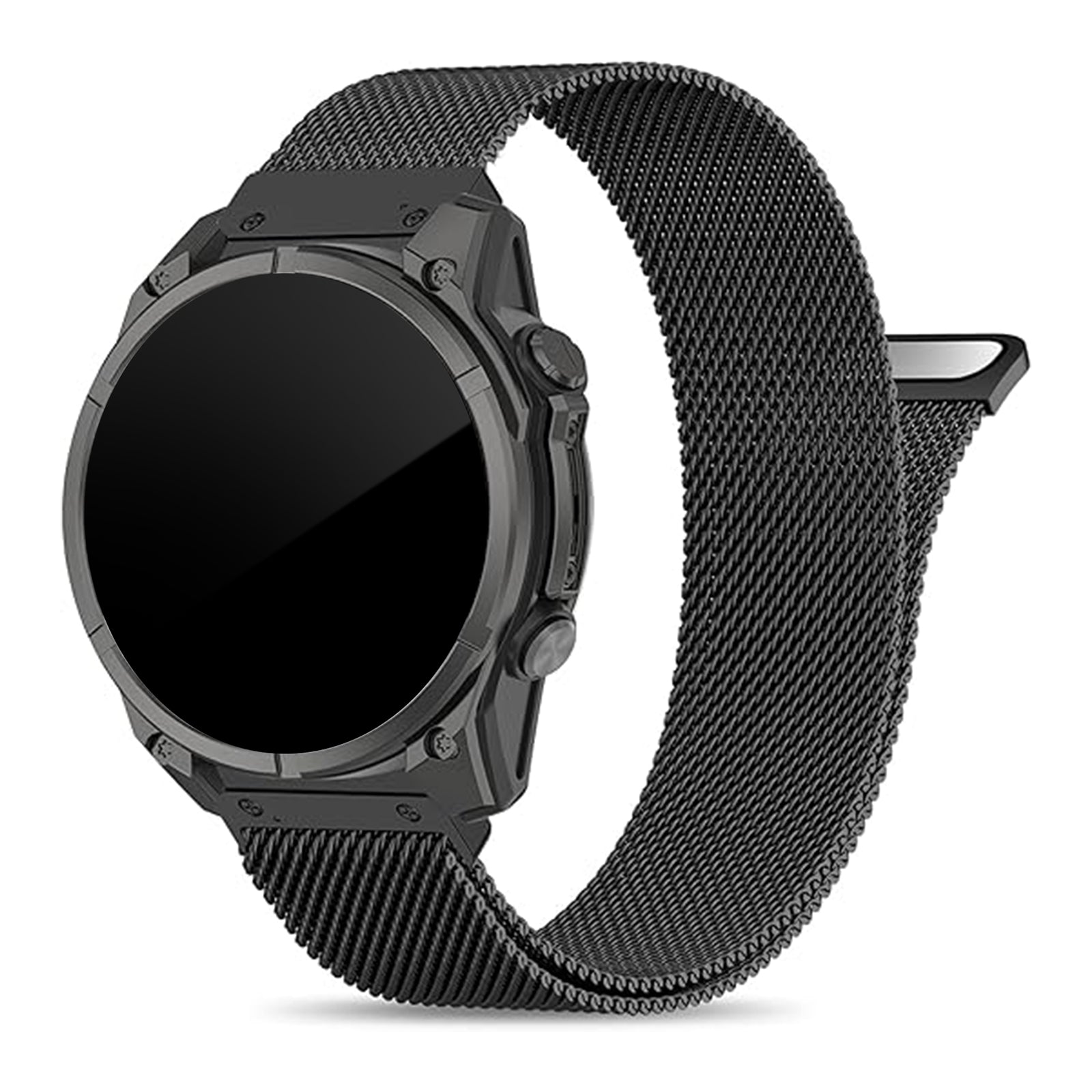 Garmin Quatix 3 / 6x / 7x Solar Premium Milanese Strap (Black)