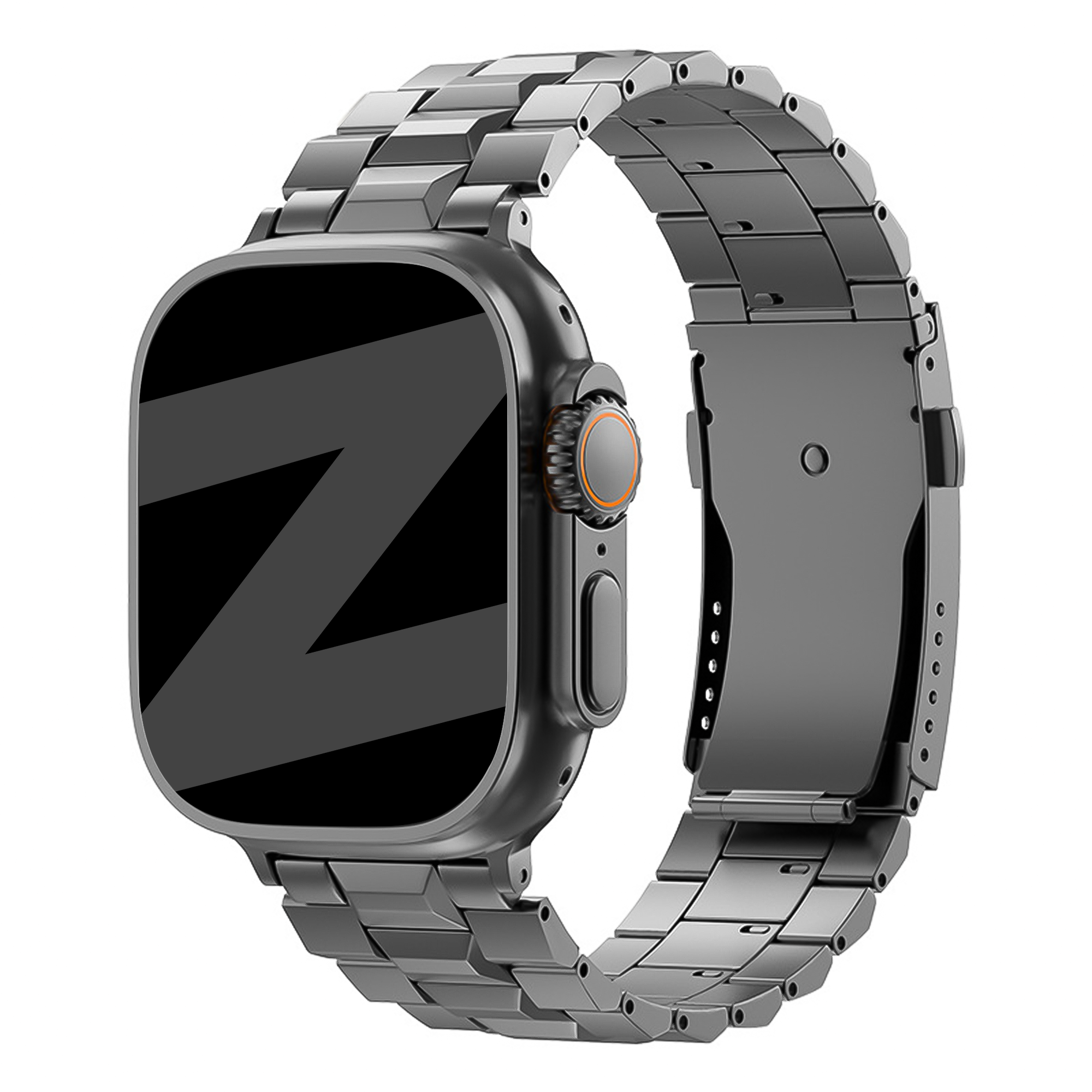 Bandz Apple Watch Ultra Titanarmband 'Deluxe' (Graphit)