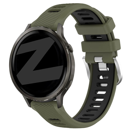Bandz Garmin Venu 3s Sport Strap with Buckle (Olive Green/Black)