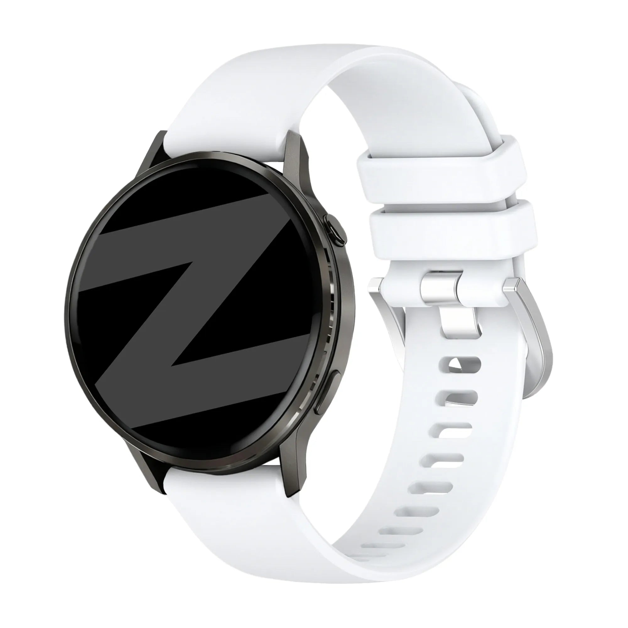 Bandz Garmin Vivomove 3s Silicone Strap 'Classic' (White)