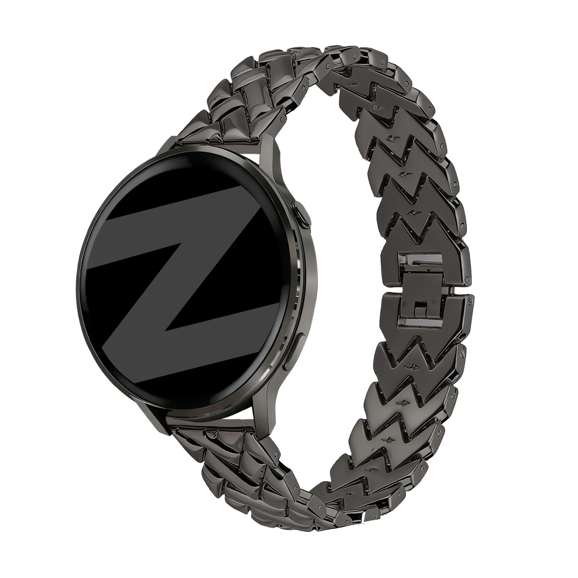 Bandz Huawei Watch GT 7 - 41mm Metallarmband 'V-Type' (Schwarz)
