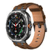 Samsung Galaxy Watch Ultra 2 Solides Lederarmband (Dunkelbraun)