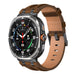 Samsung Galaxy Watch Ultra 2 Solides Lederarmband (Dunkelbraun)