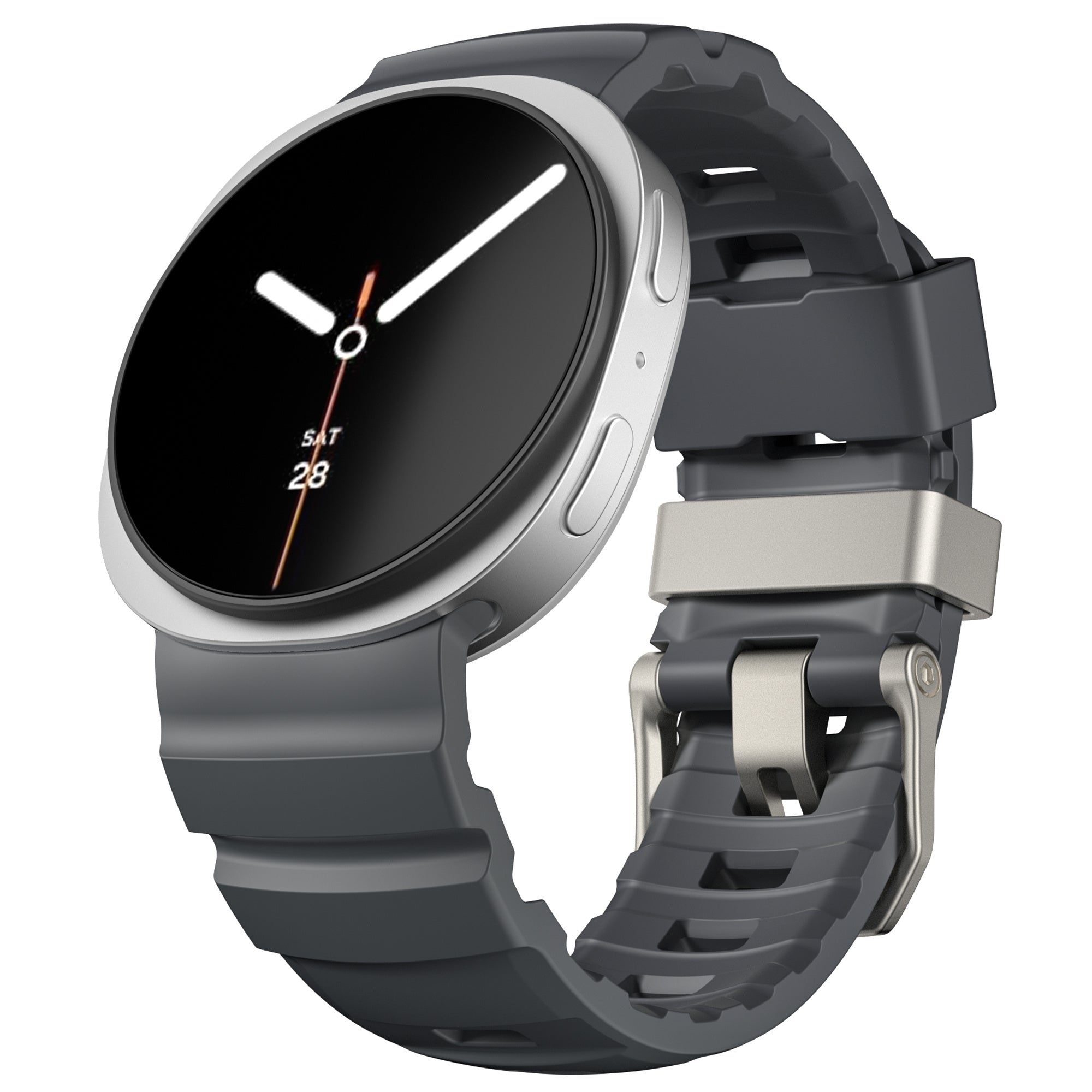 Samsung Galaxy Watch 8 Classic Extreme Silikonarmband (Schwarz)
