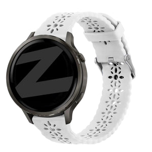 Bandz Garmin Approach S42 Silicone Strap 'Lace' (White)