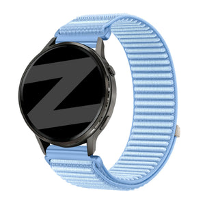 Bandz Garmin Vivomove Style Nylonarmband 'Wave' (Hellblau)