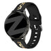 Bandz Garmin Venu SQ Dual Leopard Strap (Black)