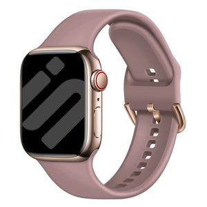 Apple Watch Silk Silicone Strap (Smoke Purple)