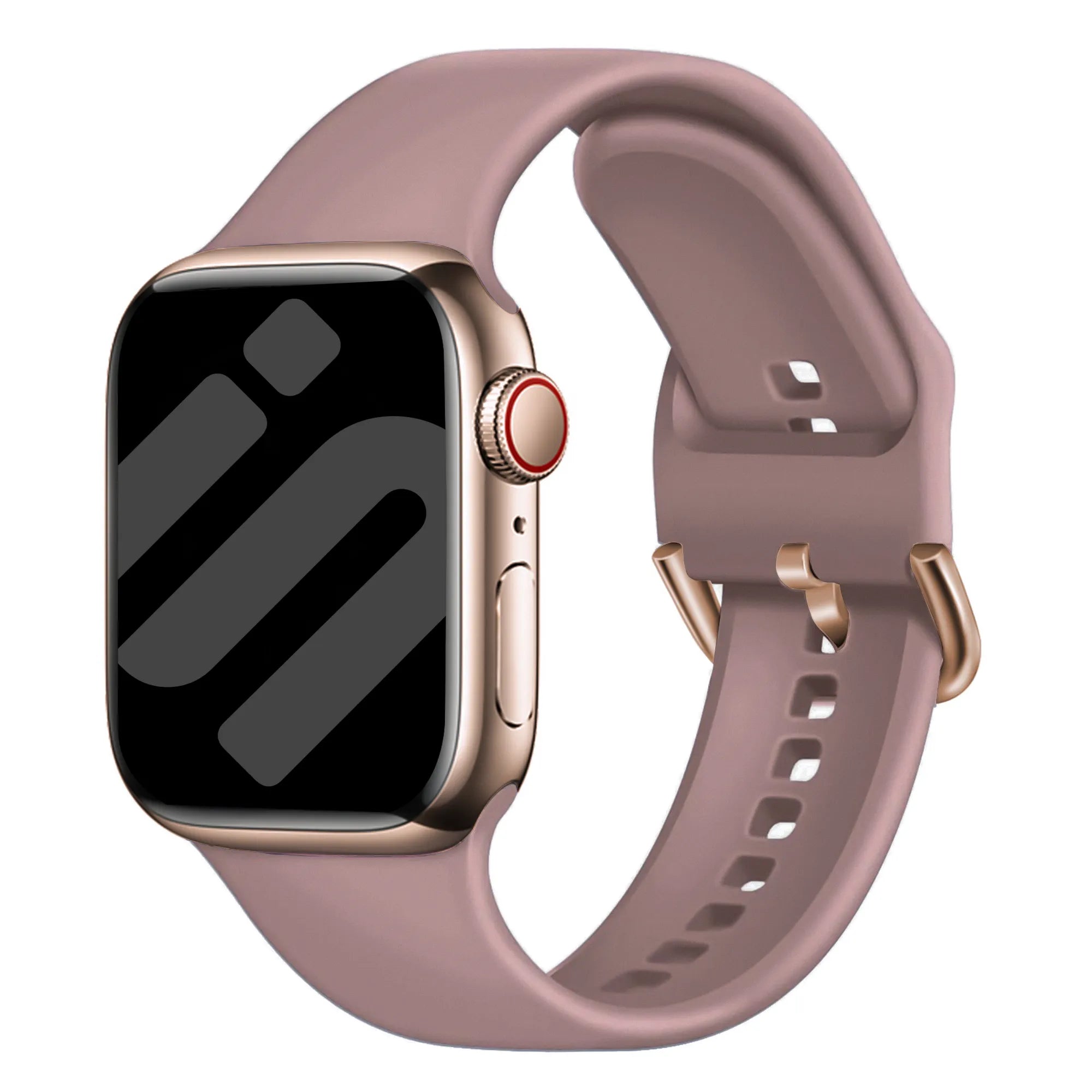 Apple Watch Silk Silicone Strap (Smoke Purple)