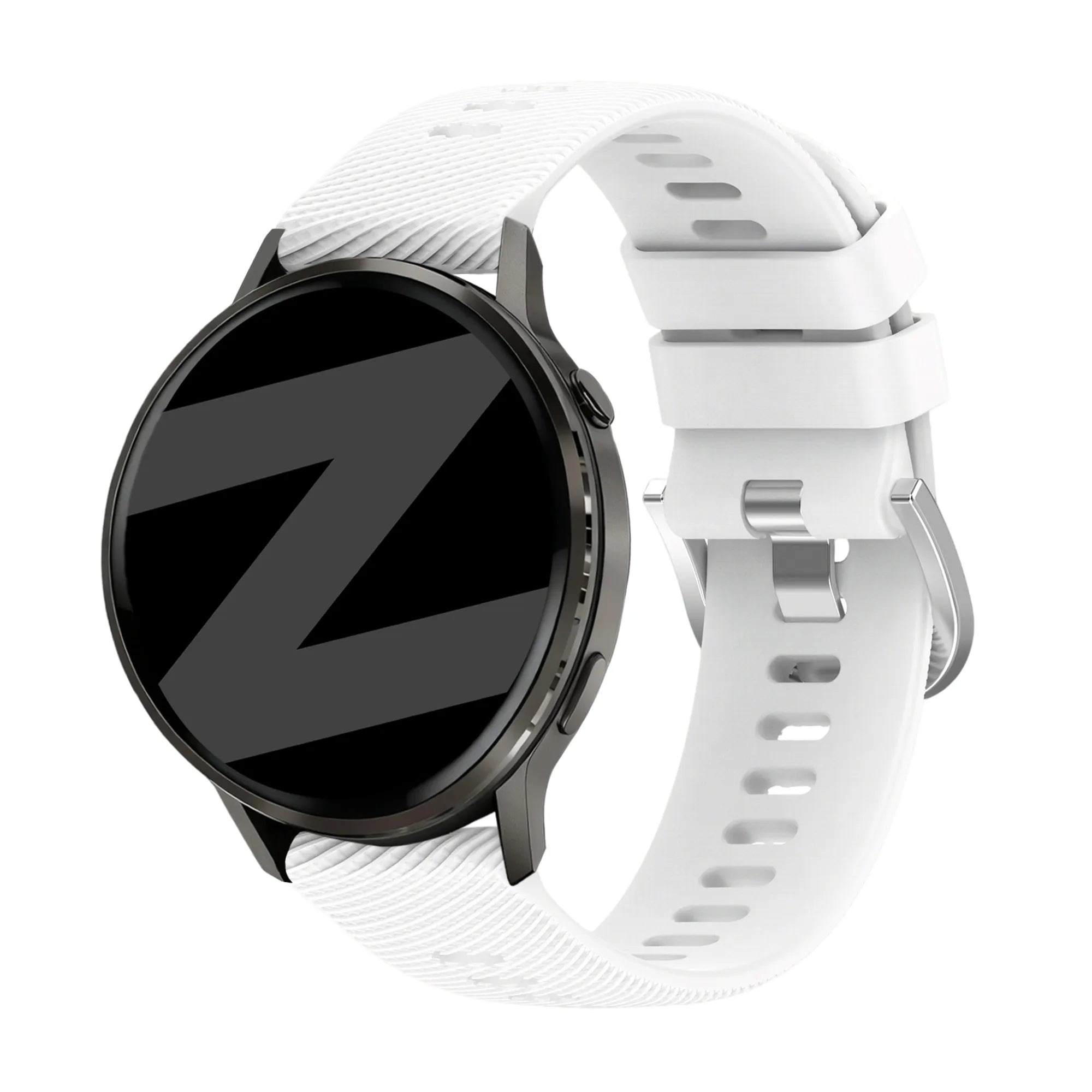 Bandz Garmin Forerunner 265s Silikonarmband 'Deluxe' (Weiß)