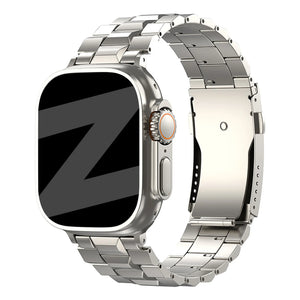 Bandz Apple Watch Titanium Strap 'Deluxe' (Titanium)