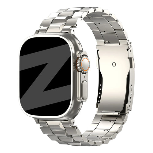 Bandz Apple Watch Titanium Strap 'Deluxe' (Titanium)