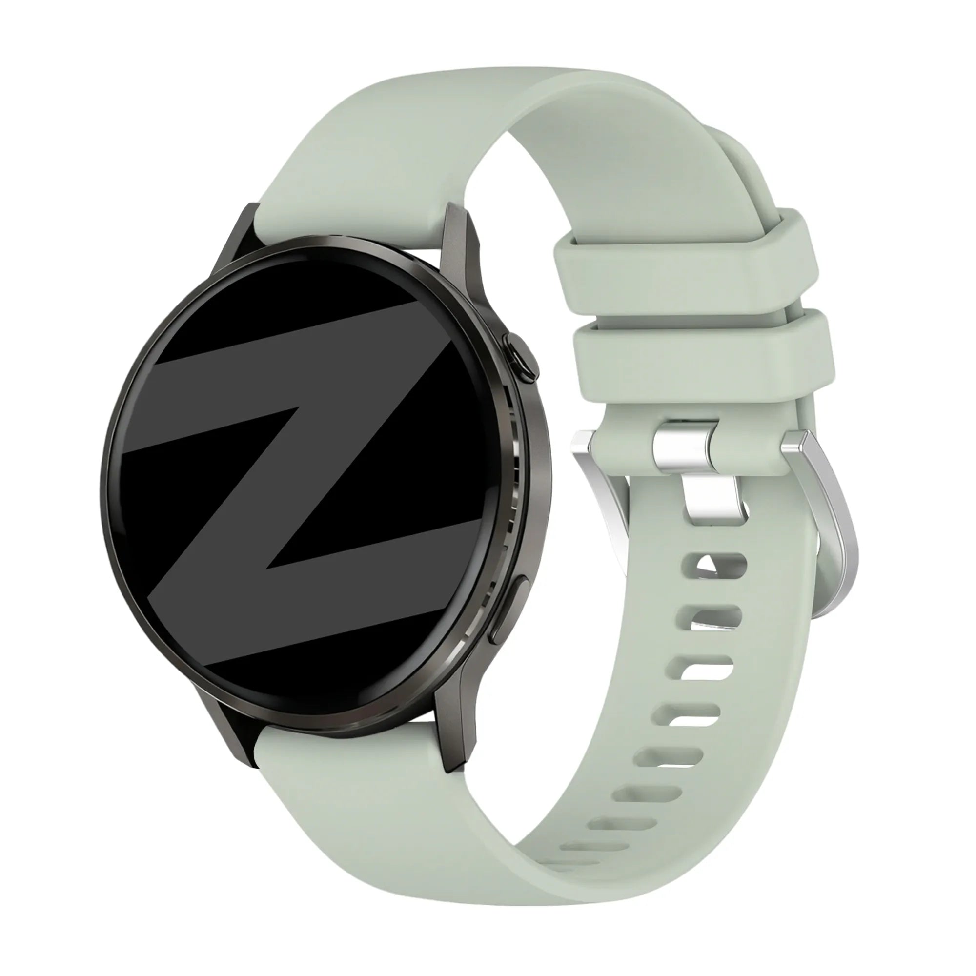 Bandz Garmin Forerunner 265s Silikonarmband 'Classic' (Hellgrün)