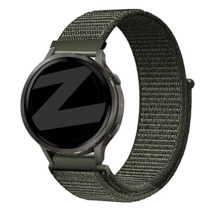 Bandz Garmin Forerunner 265s Nylon Loop Strap (Dark Green)