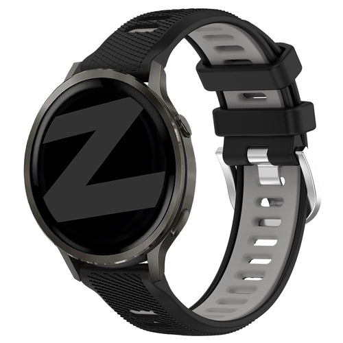 Bandz Garmin Venu 3s Sportarmband mit Schnalle (Schwarz/Grau)