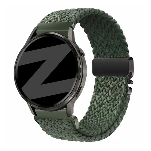 Bandz Garmin Venu 3 Geflochtenes Armband 'Parachute' (Grün)