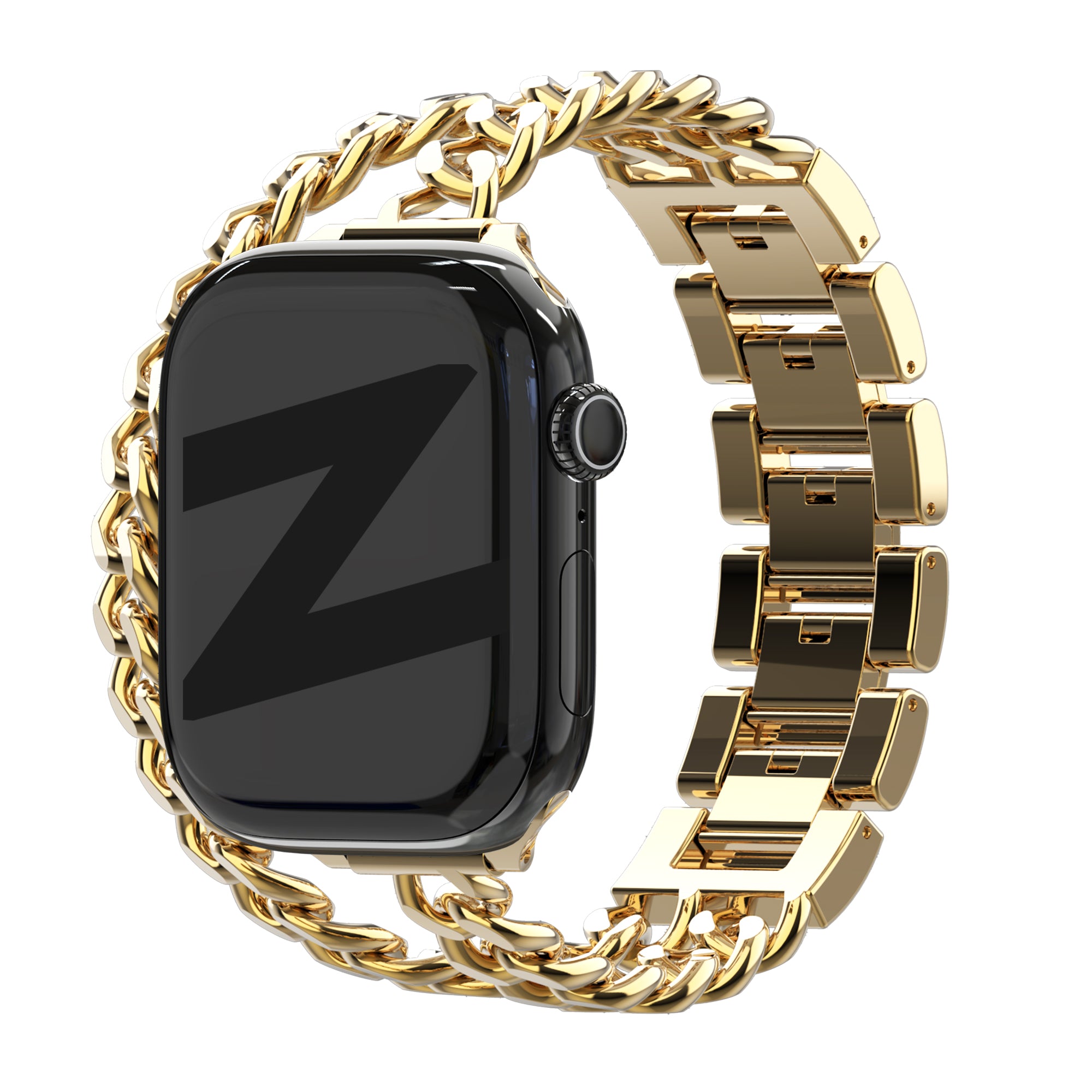 Bandz Apple Watch Stahlarmband 'Double Tour' (Gold)