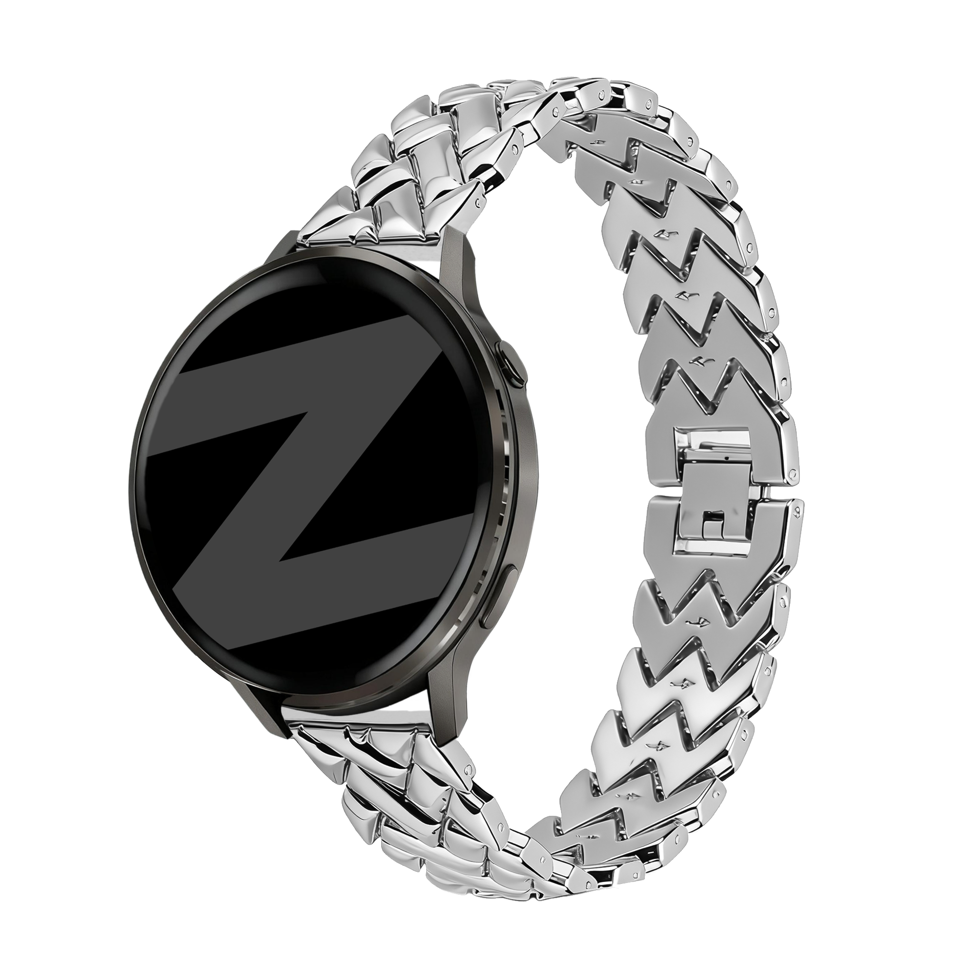 Bandz Xiaomi Watch S4 - 41mm Metallarmband 'V-Type' (Silber)
