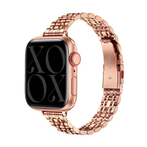 xoxo Wildhearts Apple Watch Steel Strap 'Slim' (Rose Gold)