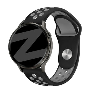 Bandz Garmin Venu 4 - 45mm Sport Strap 'Deluxe' (Black/Grey)